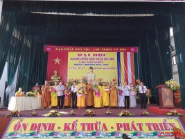 Đại hội Đại biểu Phật giáo thị xã Chí Linh nhiệm kỳ 2016- 2021 thành công tốt đẹp