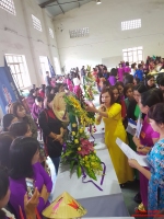 Công đoàn khối chính quyền UBND thị xã Chí Linh đạt giải ba hội thi cắm hoa nghệ thuật