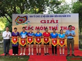 Lễ Cáo yết và Giải bóng chuyền hơi tại lễ hội đền Sinh - đền Hóa năm 2018