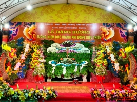 LỄ HỘI TRUYỀN THỐNG ĐỀN SINH - ĐỀN HÓA TƯỞNG NIỆM ĐỨC THÁNH PHI BỒNG HIỆU THIÊN