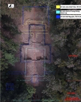 SƠ ĐỒ MẶT BẰNG TỔNG THỂ CÁC DI TÍCH KIẾN TRÚC (ĐỊA ĐIỂM: CHÙA THANH MAI 2)