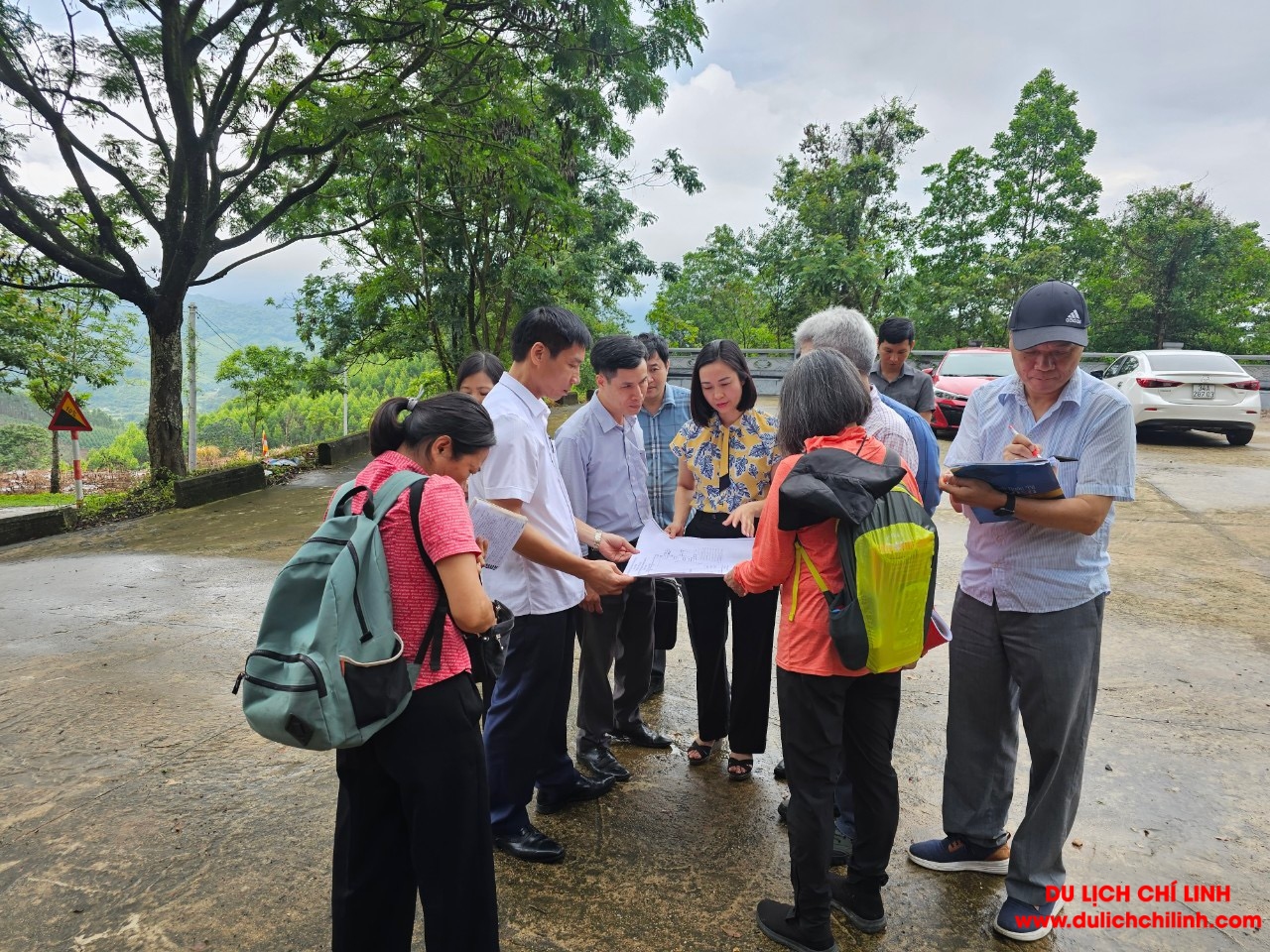 Chuyên gia thẩm định tại di tích Chùa Thanh Mai